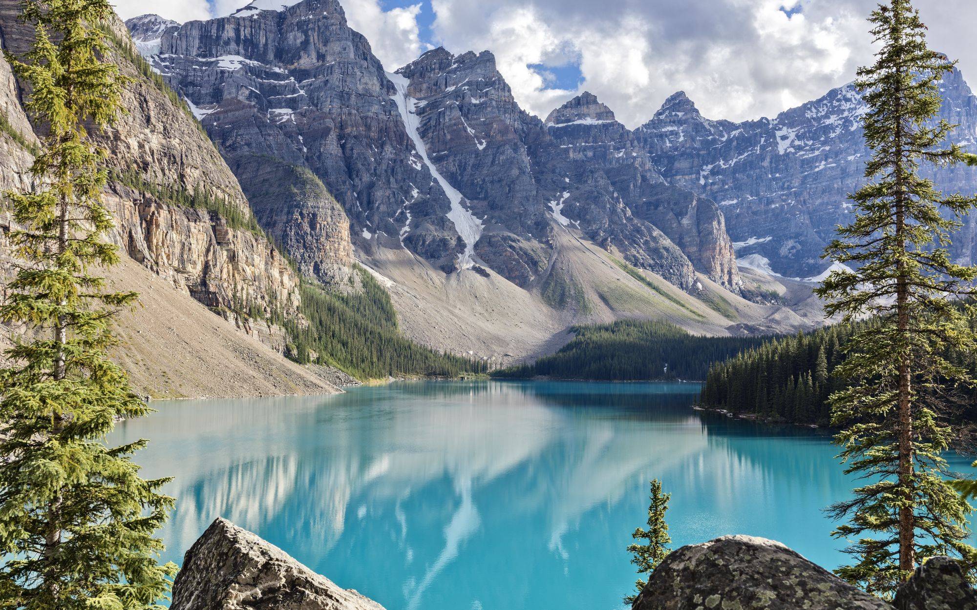 Moraine Lake and the Valley of the Ten Peaks in Banff National Park